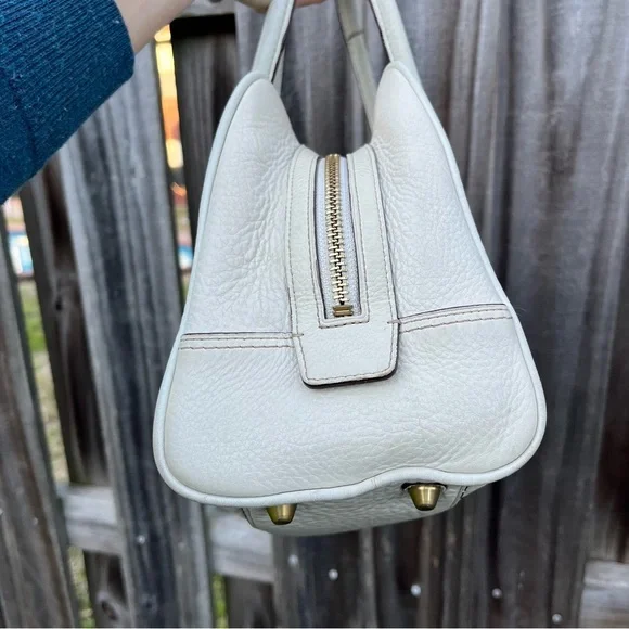 Vintage Coach Large Hamilton Pebbled Leather Satchel - Picture 8 of 15